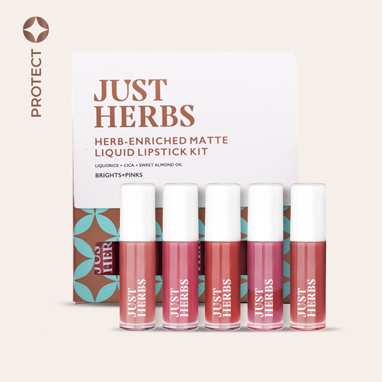 Herb Enriched Matte Liquid Lipstick Kit - Set of 5