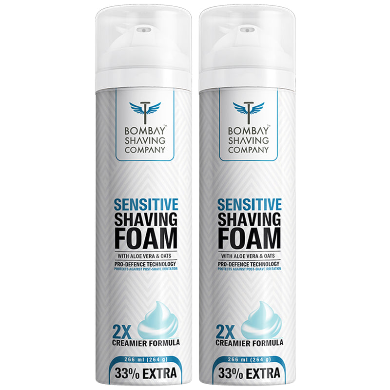 Sensitive Shaving Foam - (266ml x 2)