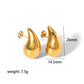 Lustrous Gold Plated Studs