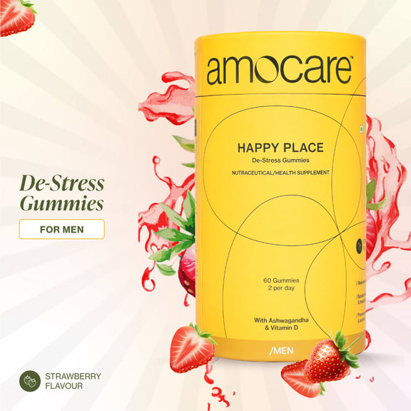 Happy Place De Stress Gummies for Men (60 Gummies)