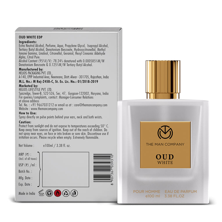 Oud White Eau De Parfum (100ml)