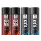 Red Spice and Black Vibe Deo Spray (150ml x 4)