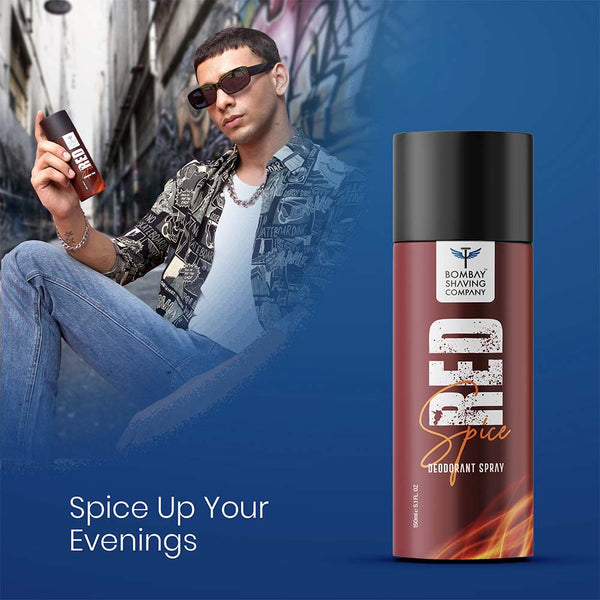 Red Spice and Black Vibe Deo Spray (150ml x 4)