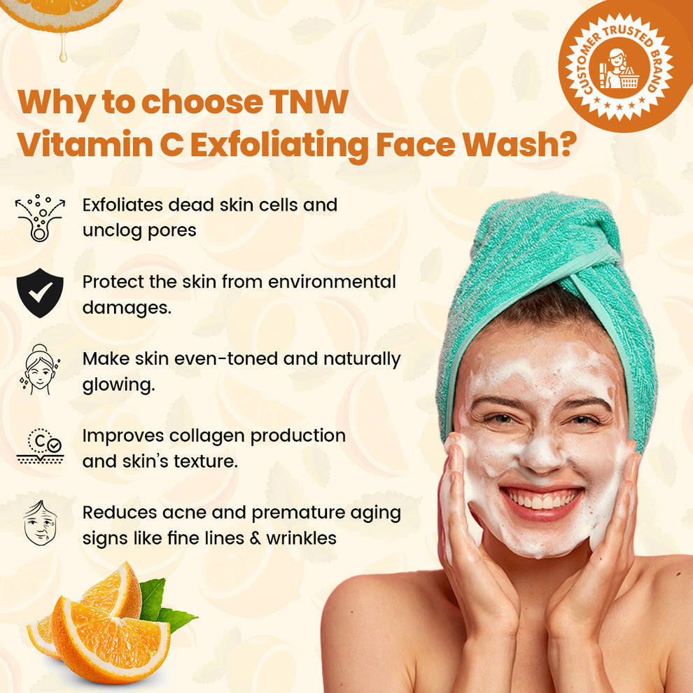 Vitamin C Exfoliating Face Wash - 100ml