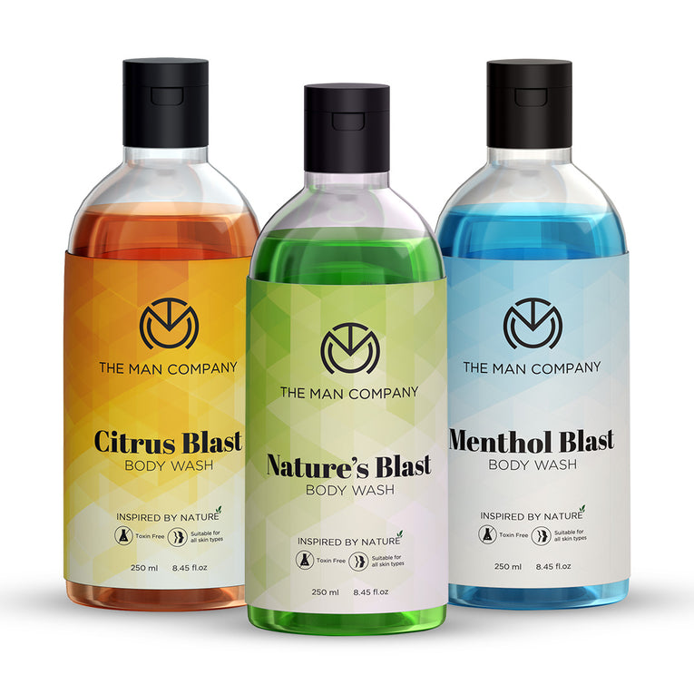 Pure Showering Blasts Body Wash - (250ml x 3)