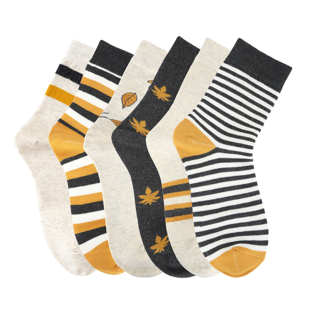 Ankle Length Cotton Socks for Men (Combo of 6)