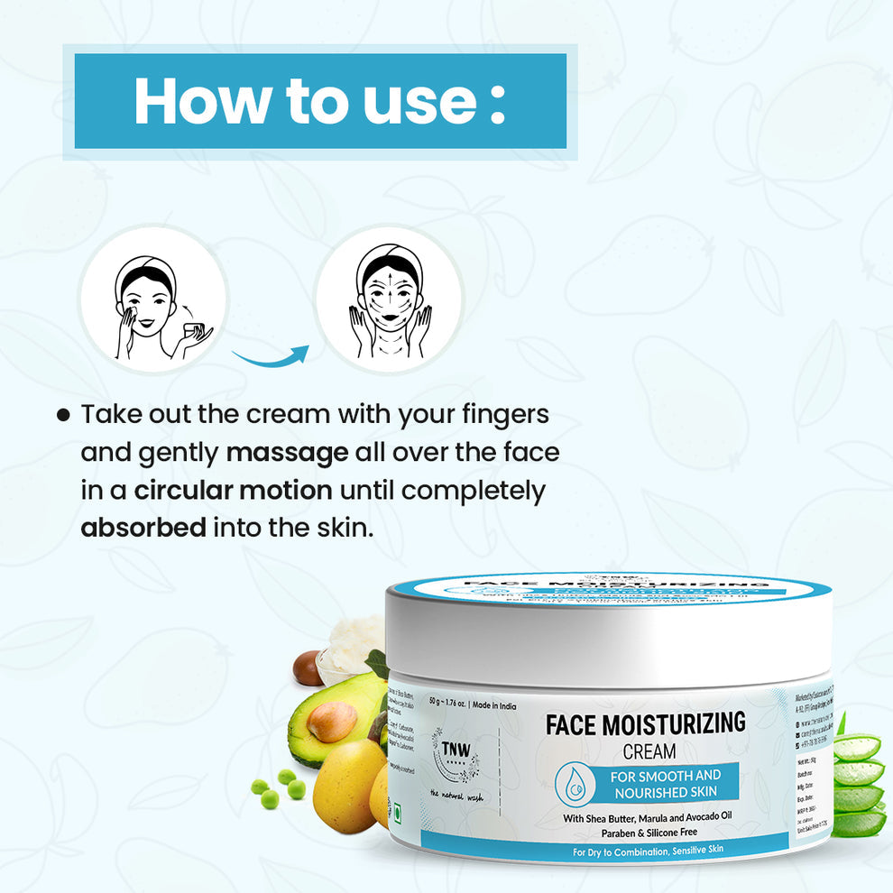 Face Moisturizing Cream for Smooth and Nourished Skin (50g)