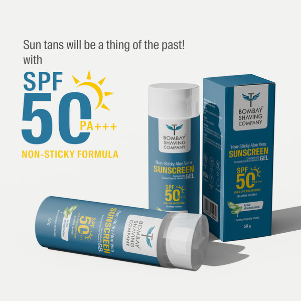 Aloevera Sunscreen Gel with SPF-50 and PA+++ - 50g