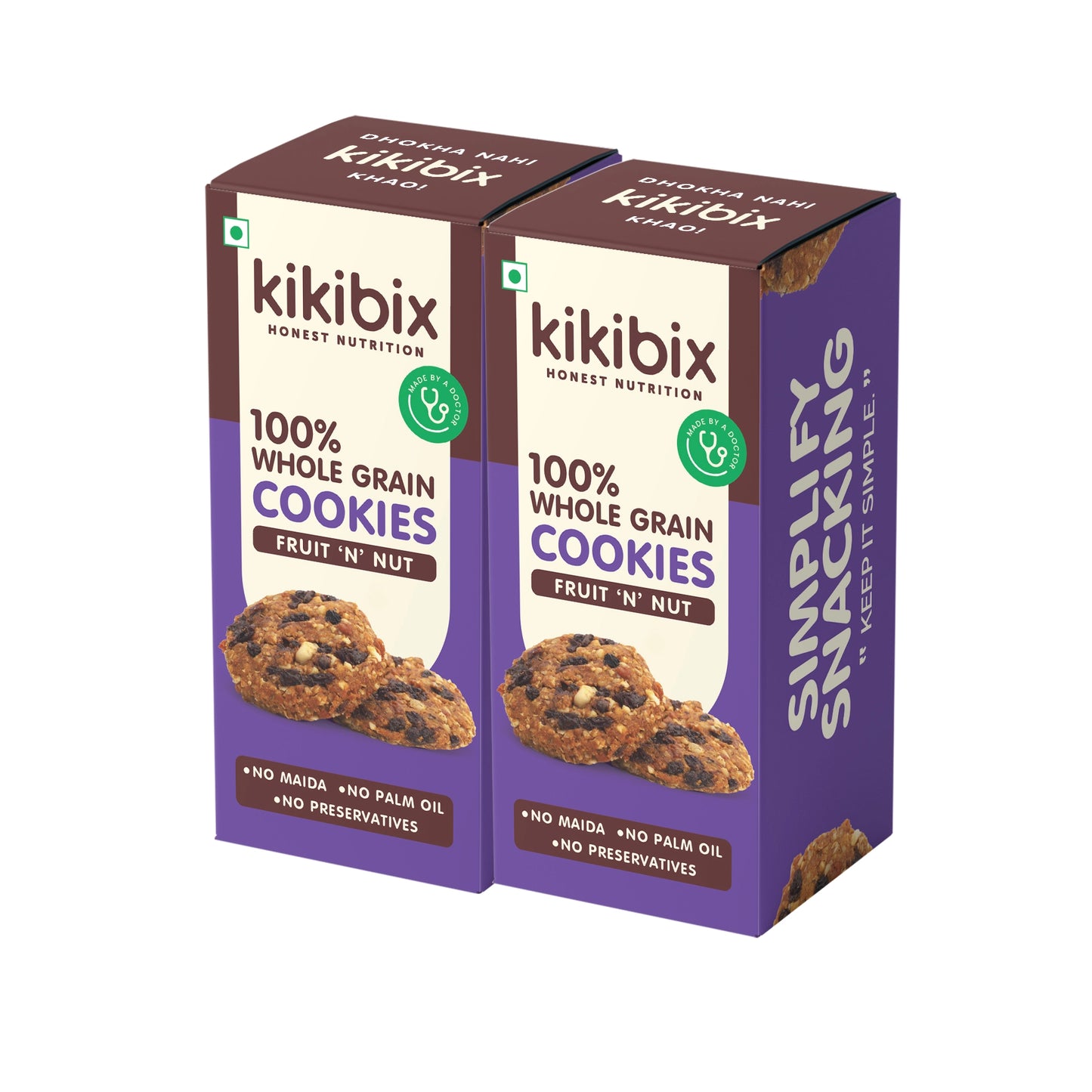 Fruit 'N' Nut Cookies - (130g x 2)