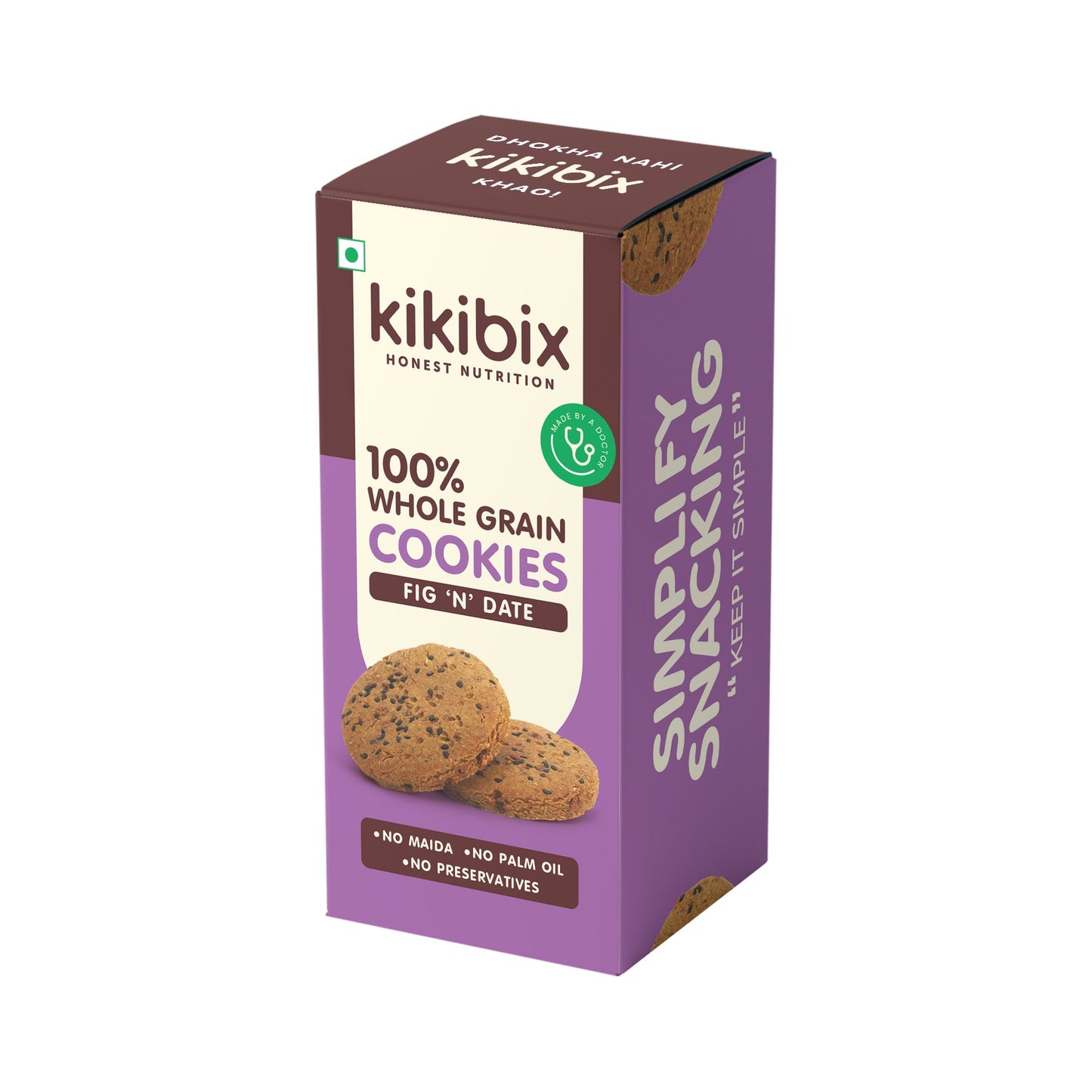 High Protein Whole Grain Cookies Combo (130g x 3)