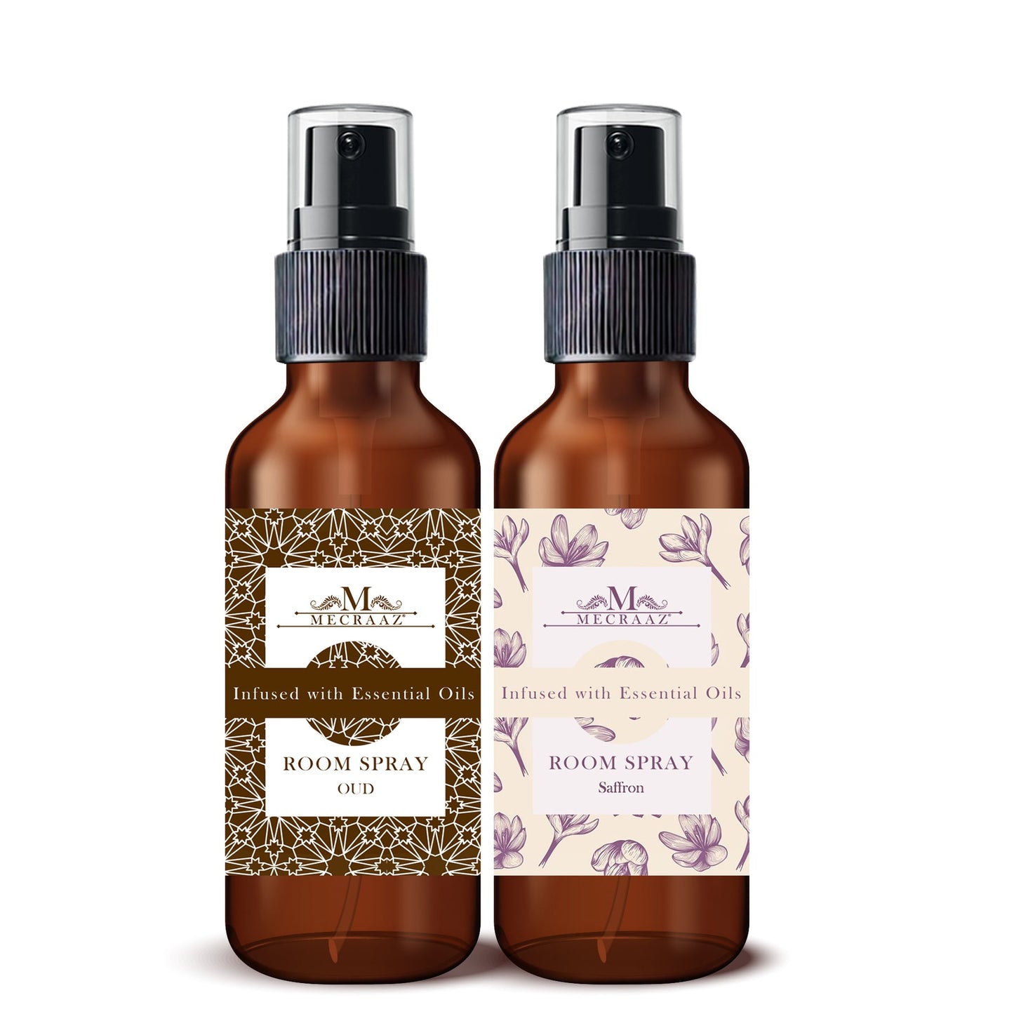 Oud and Saffron Room Spray - (100ml x 2)