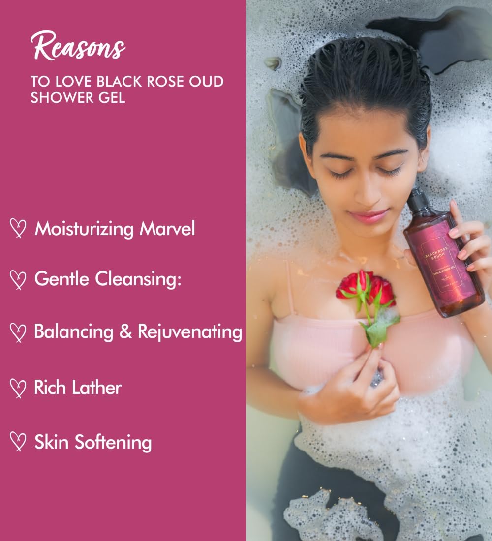 Black Rose and Oudh Body Wash (250ml)