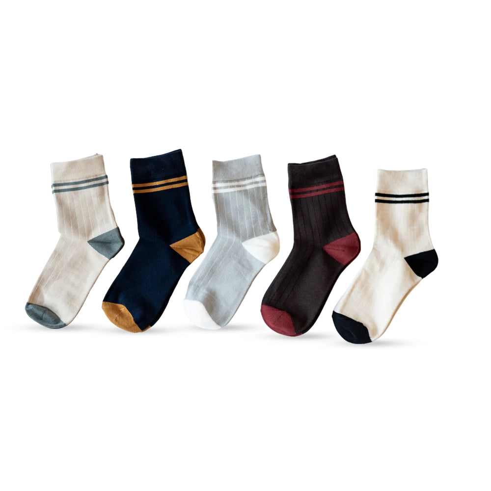 Ankle length Cotton Men Socks ( Combo of 5 )