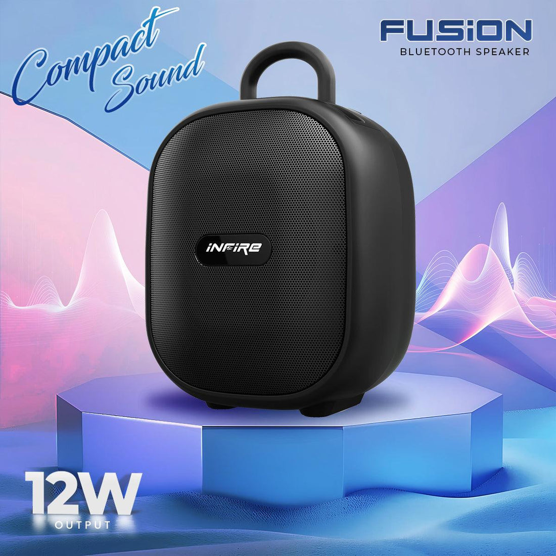 Fusion 12w Portable Speaker upto 8 Hrs Playtime with TWS