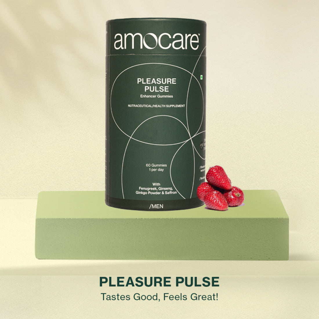 Pleasure Pulse Enhancer Gummies for Men (60 Gummies)