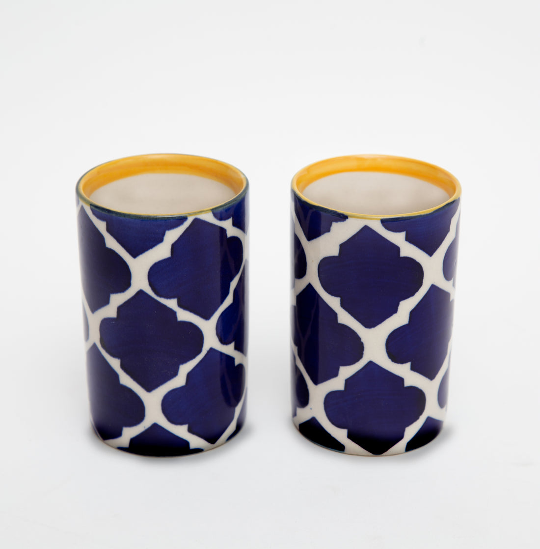 Handcrafted Ceramic Water Glass - (Set of 2)