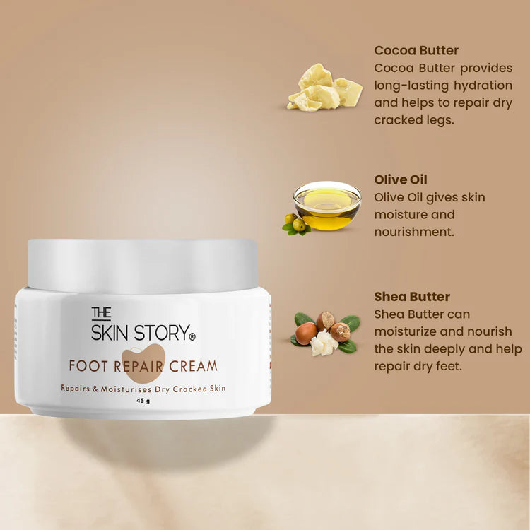 Foot Cream with Shea and Cocoa Butter - 50g