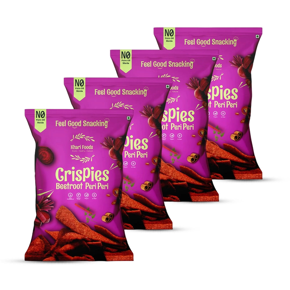 Beetroot Crispies Peri Peri Flavour (50g x 4)