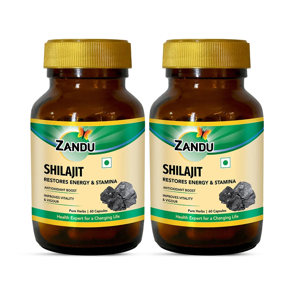 Shilajit Capsules (60 capsules x 2)