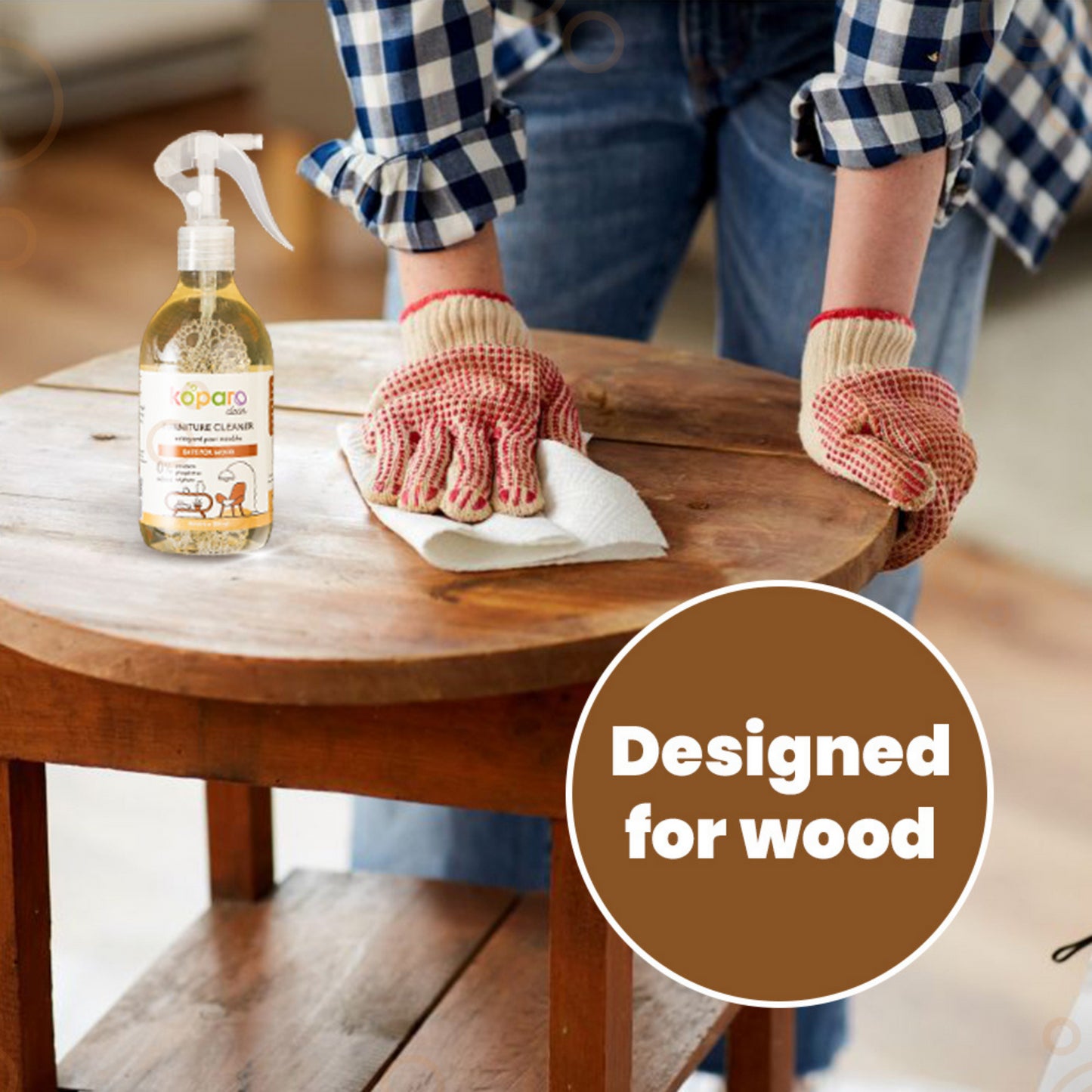 Natural Furniture and Wood Safe Cleaner (1000ml + 300ml)