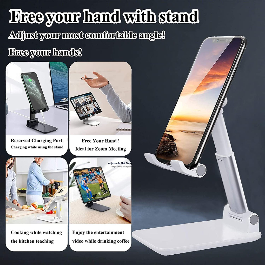 Foldable and Portable Mobile Phone Stand