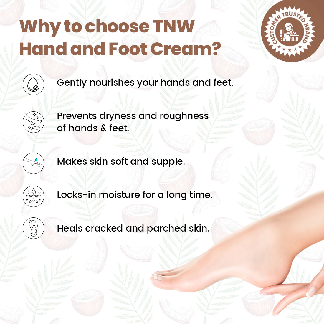 Nourished Hand and Foot Cream (50g)