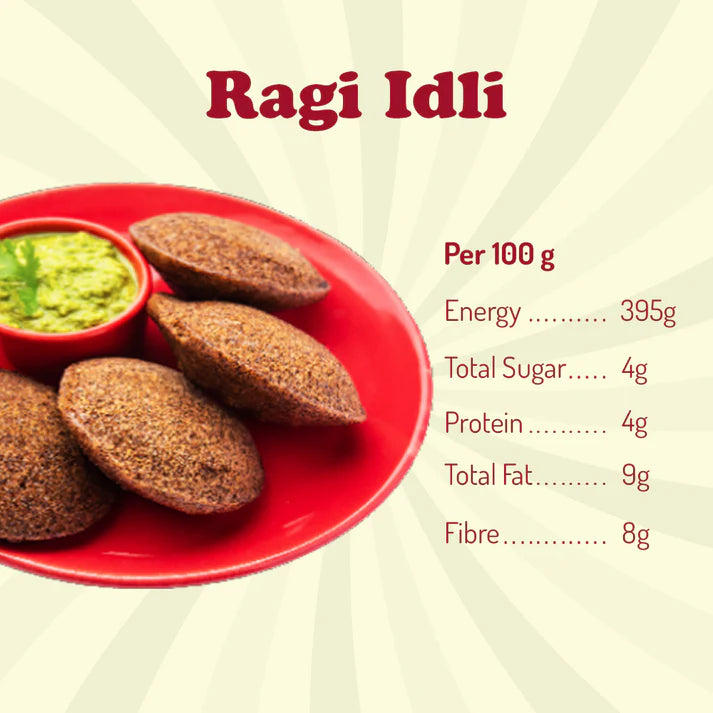 Sprouted Ragi Millet Idli (400g x 2)