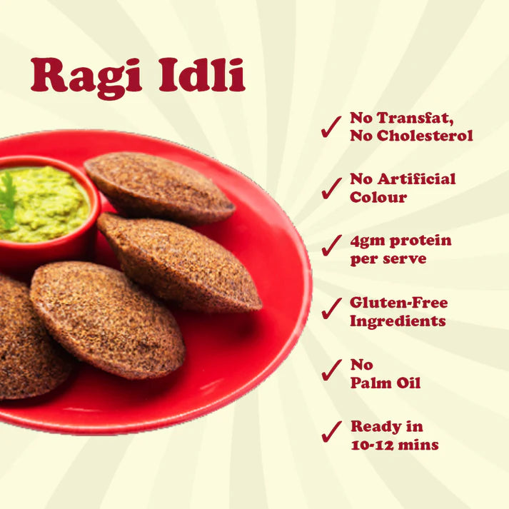 Sprouted Ragi Millet Idli (400g x 2)