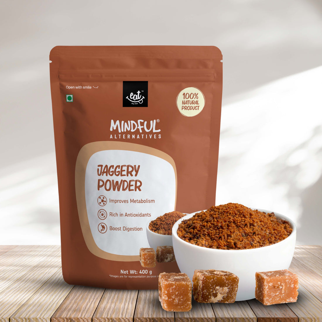 Natural Jaggery Powder - 400g