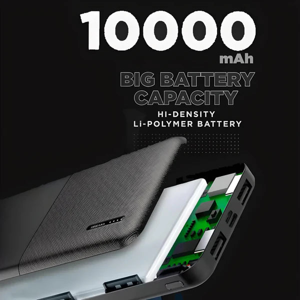 10000mAh 12W Lithium-Polymer Power Bank