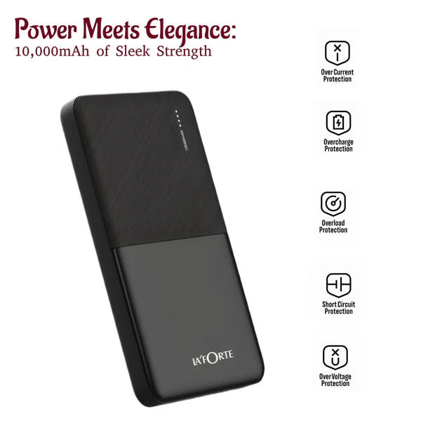 10000mAh 12W Lithium-Polymer Power Bank