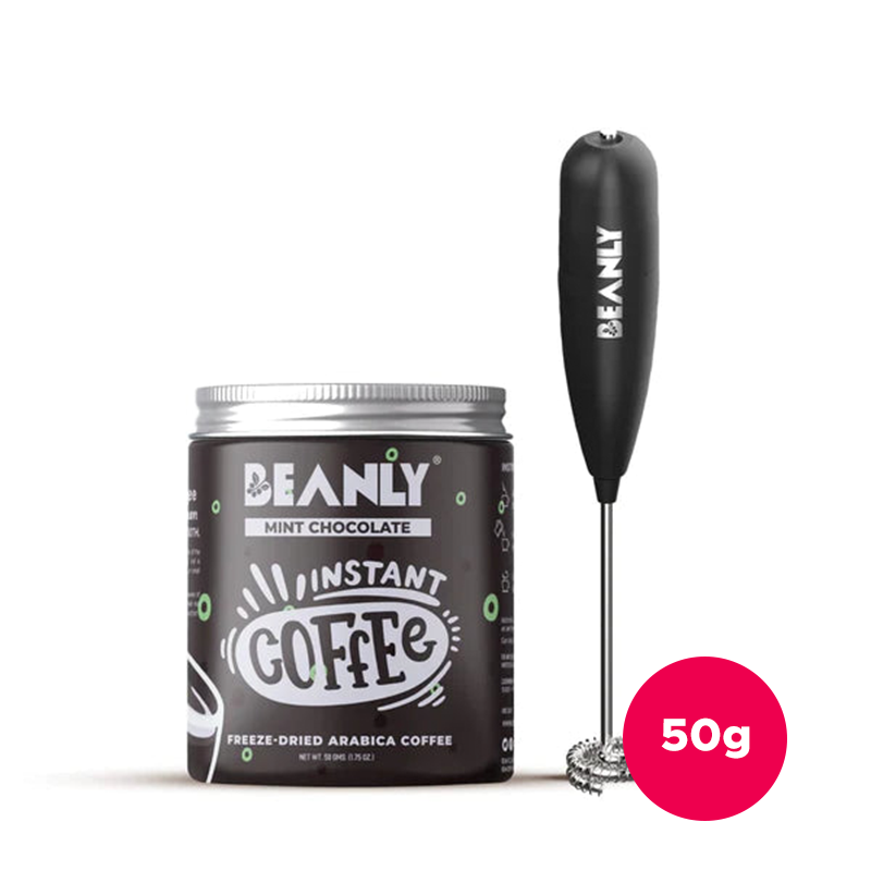 Mint Chocolate instant coffee with frother combo