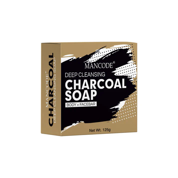 Charcoal Deep Cleansing Soap for Men - 125g each