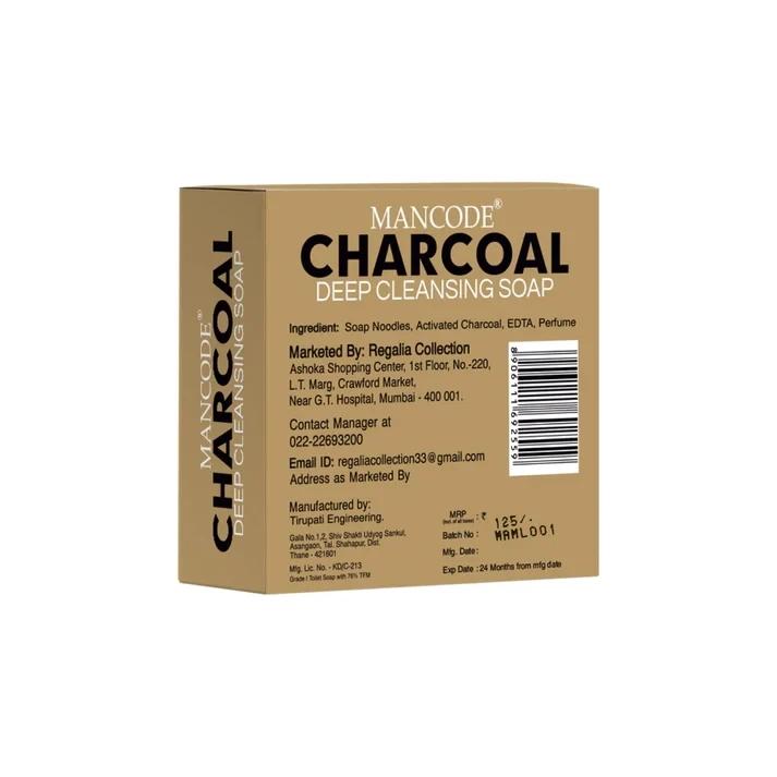 Charcoal Deep Cleansing Soap for Men - 125g each