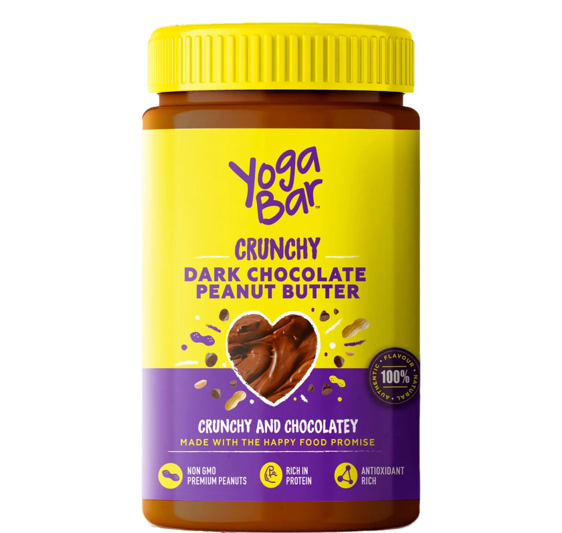 Crunchy Dark Chocolate Peanut Butter with Probiotics - 400g